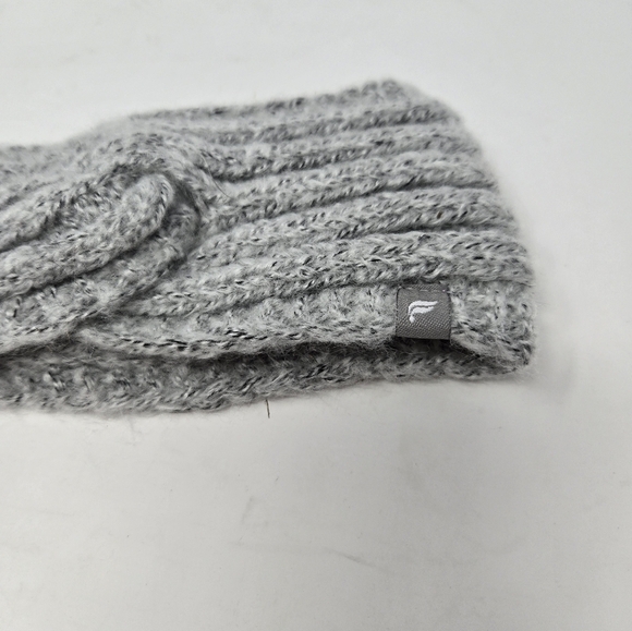 FABLETICS CHUNKY KNIT BEANIE WITH POM HAZE GREY & NWT CHUNKY HEADBAND WOMEN OS - Picture 13 of 16